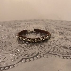 Banana Republic suede diamond bracelet